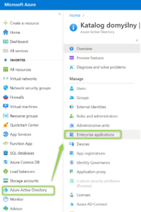 Enterprise Application creation in Azure - step 1