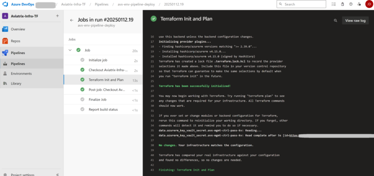 Azure Pipeline Result