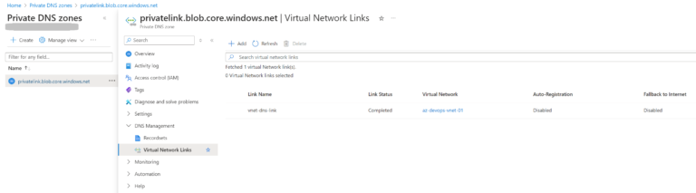 Azure Private DNS Zone