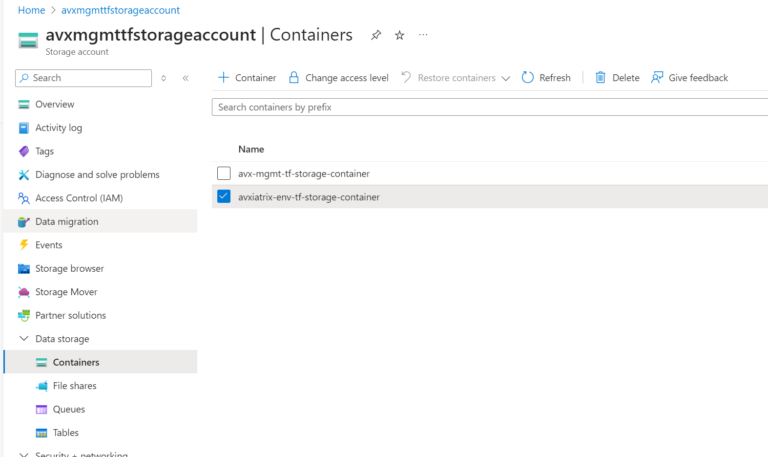 Azure Storage Container