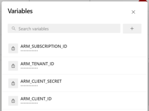 Azure Pipeline Variables