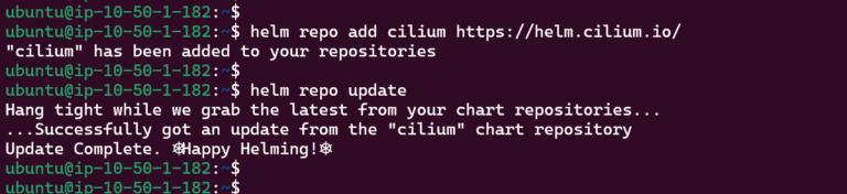 Adding Cilium Helm Repo