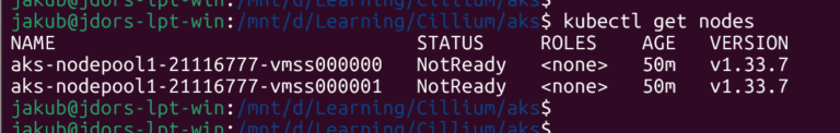 AKS Nodes "NotReady" - no CNI