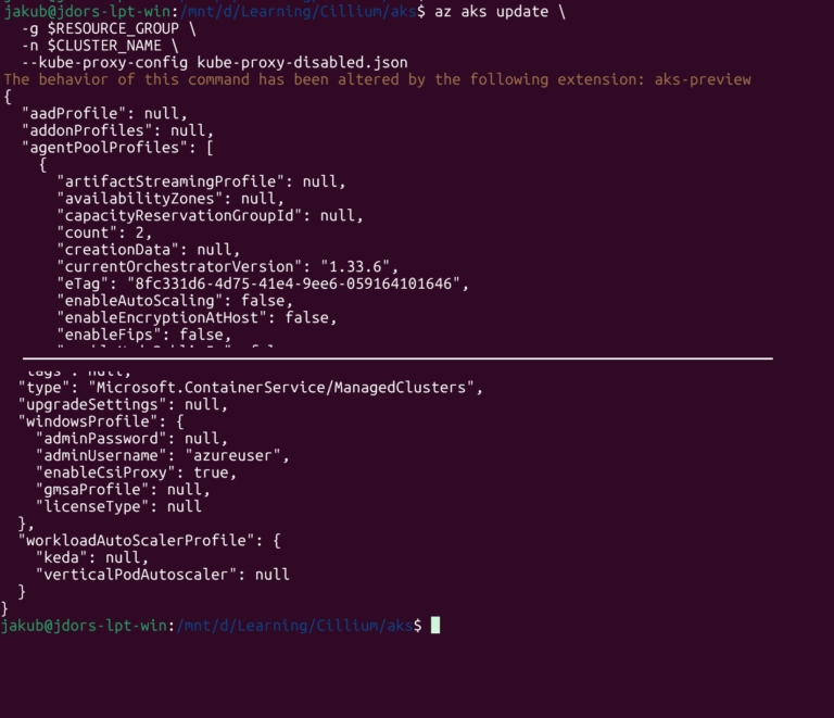 Disabling Kube-Proxy
